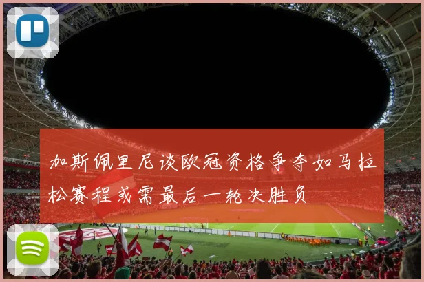 加斯佩里尼谈欧冠资格争夺如马拉松赛程或需最后一轮决胜负